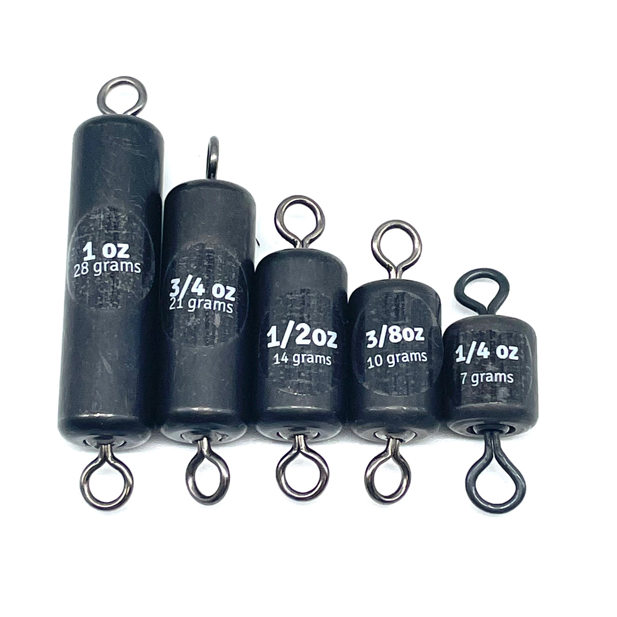 Steel In-Line Fishing Weights | Grab-n-Go Packs