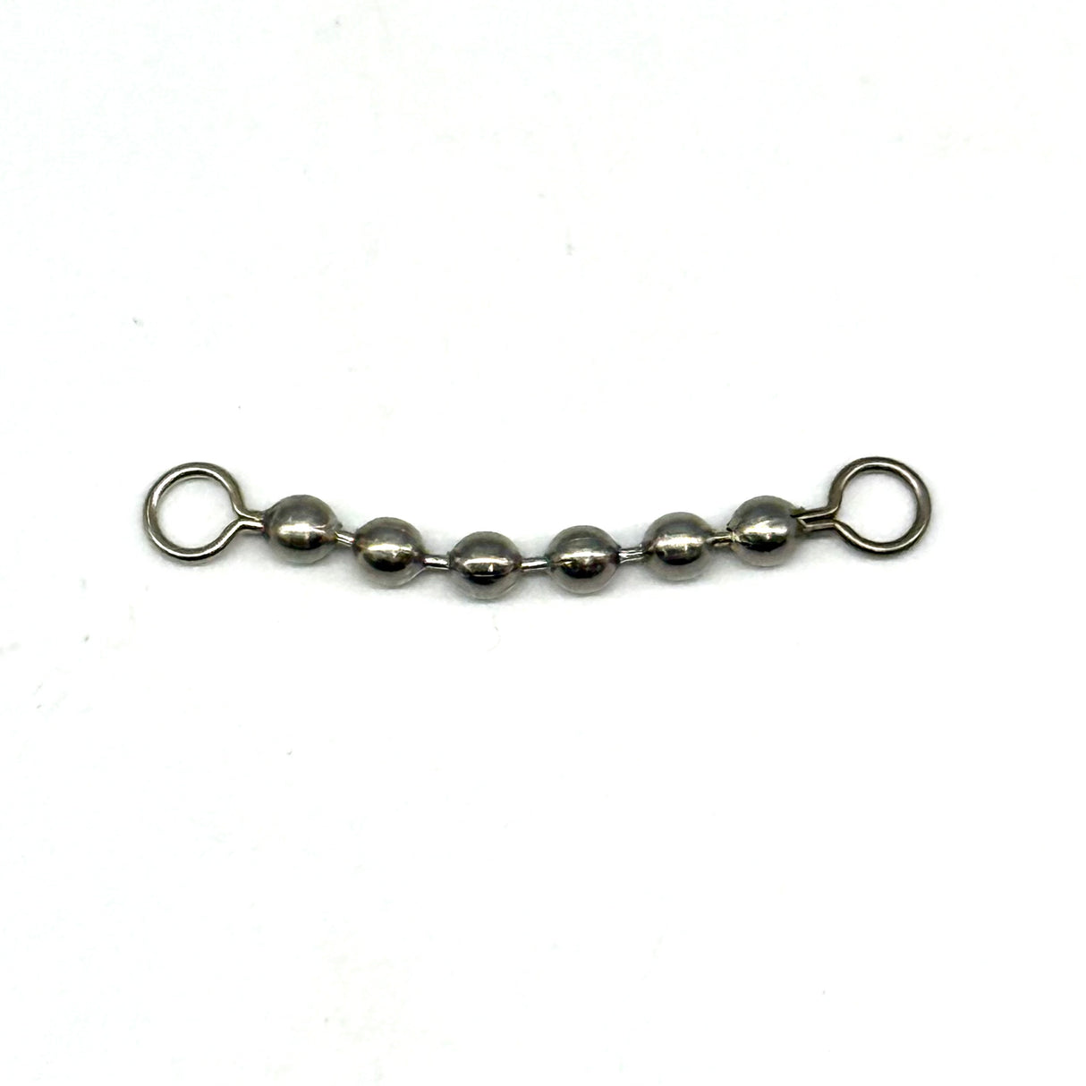 Bead Chain Swivels - Six Beads (6 pk)