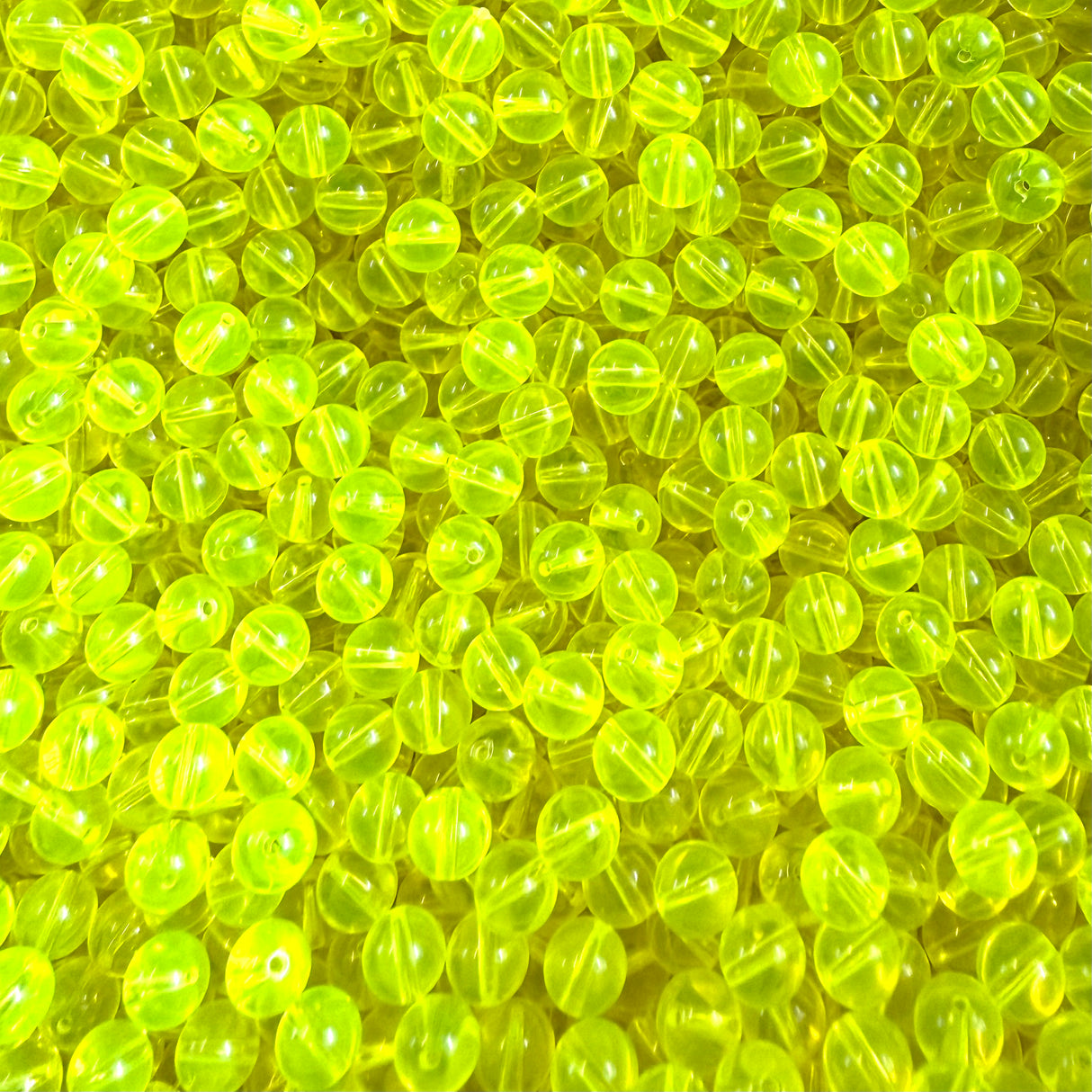 Bobber Stops Beads (25pk) Chartreuse