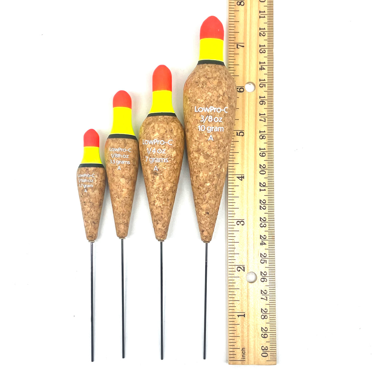 Low PRO Jig Floats - Cork