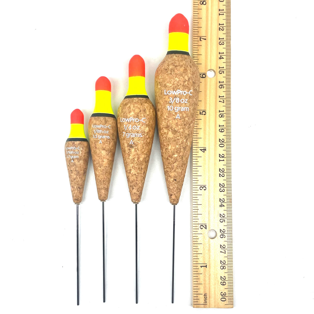 Low PRO Jig Floats - Cork