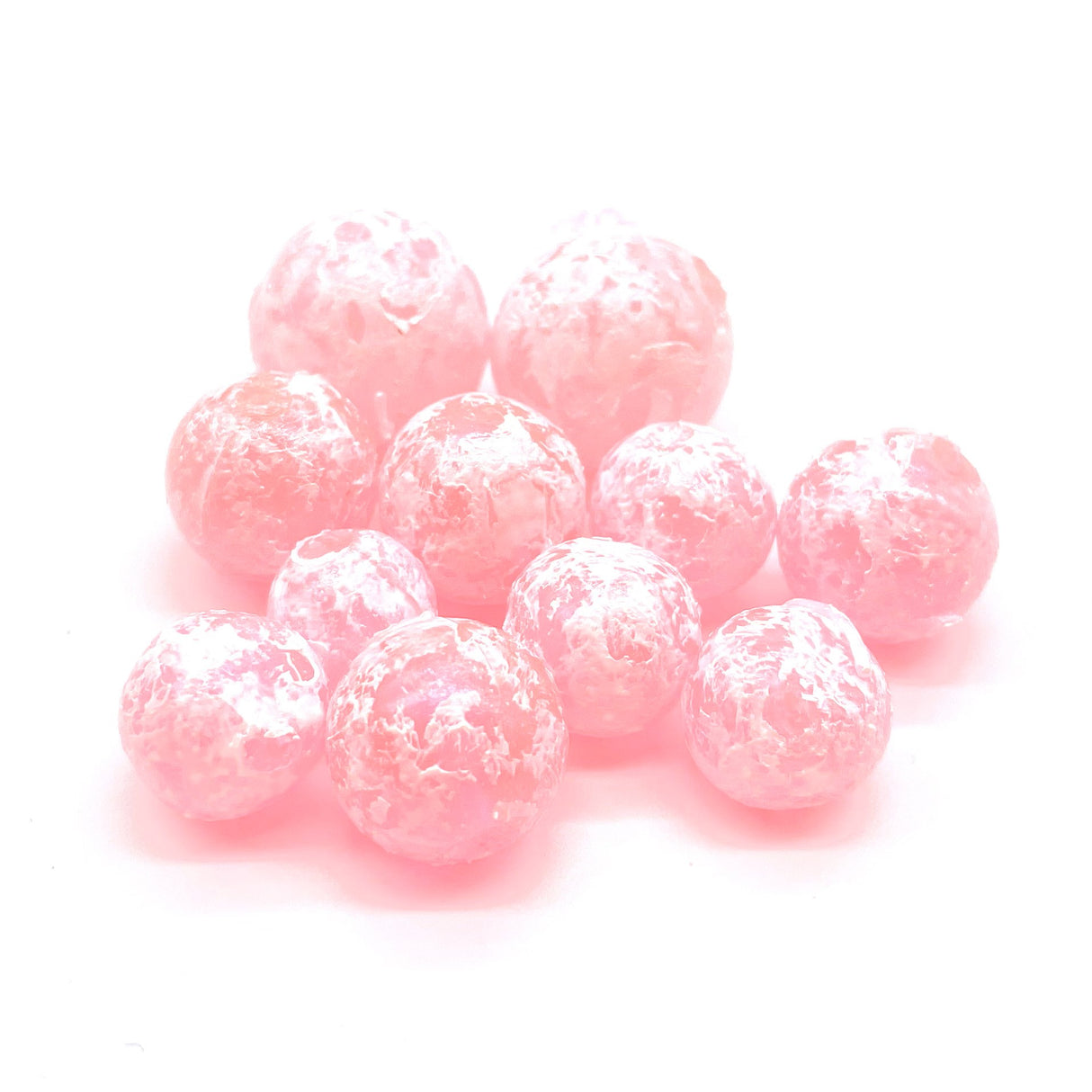 Soft Bead - Mottled Pink
