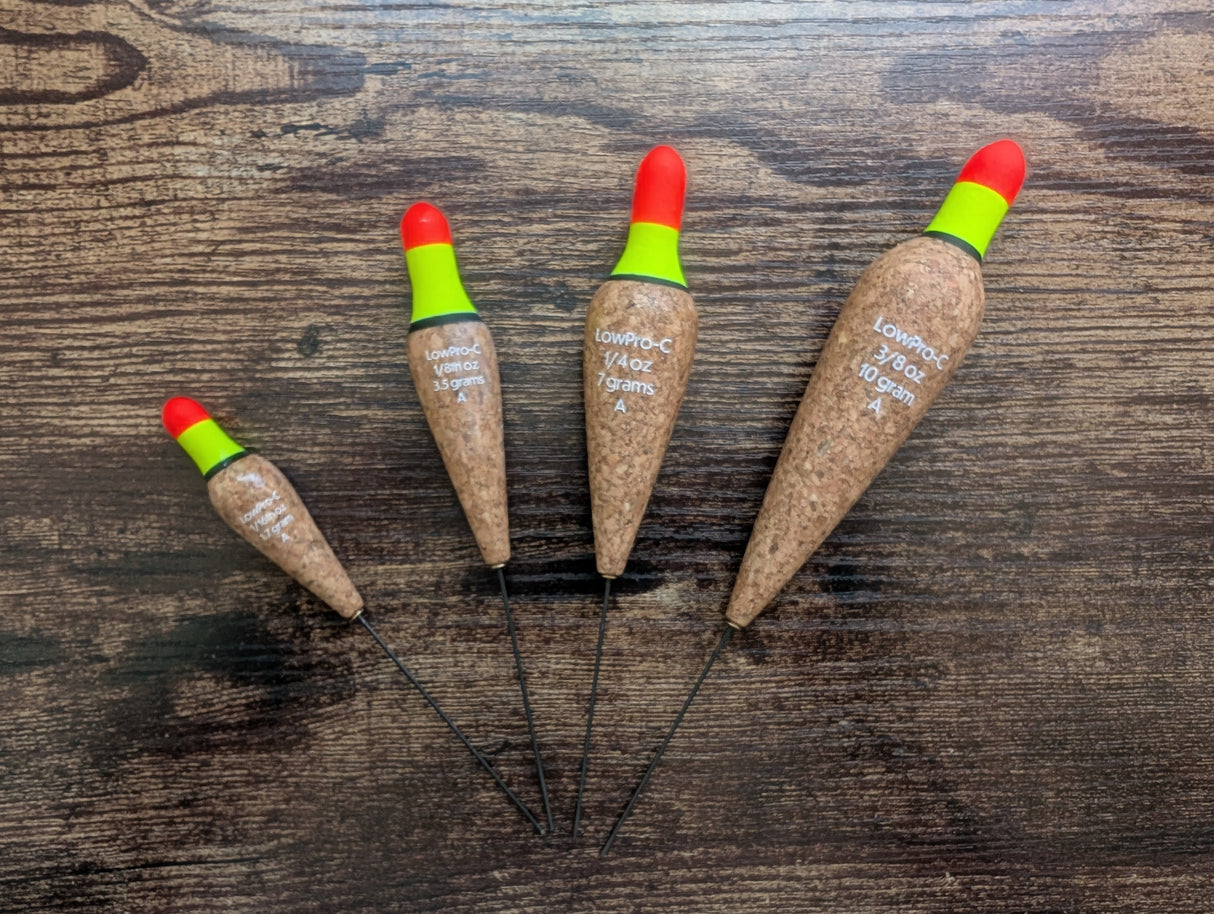Low PRO Jig Floats - Cork
