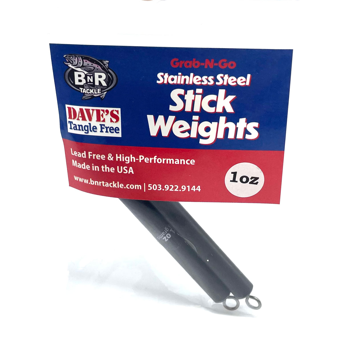 Steel STICK Fishing Weights | Grab-n-Go Packs