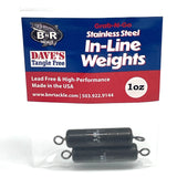Steel In-Line Fishing Weights | Grab-n-Go Packs