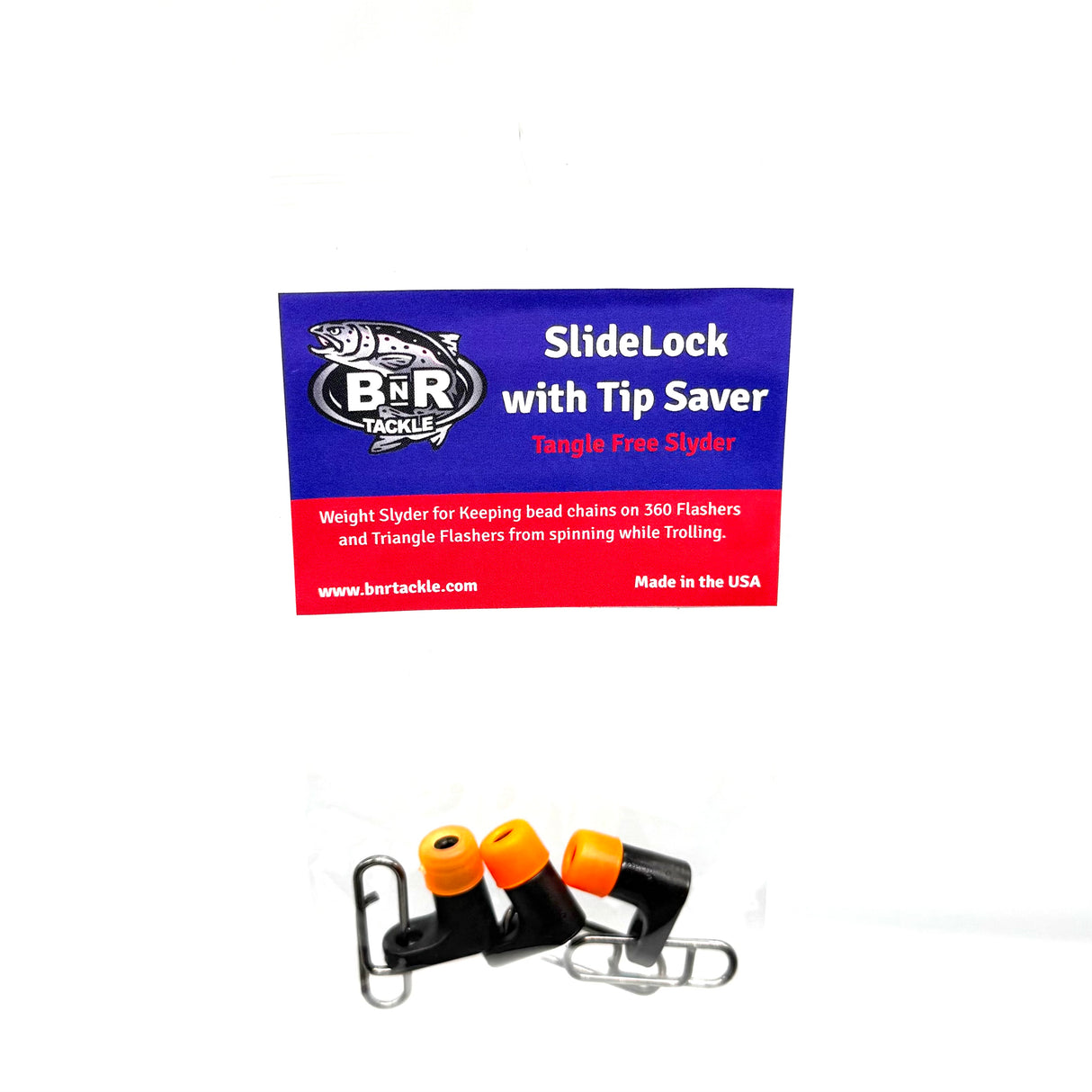 SlideLock with Orange Tip Saver - Black