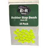 Bobber Stops Beads (25pk) Chartreuse