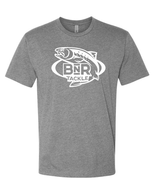 Dark Heather Grey/White Logo T-shirt