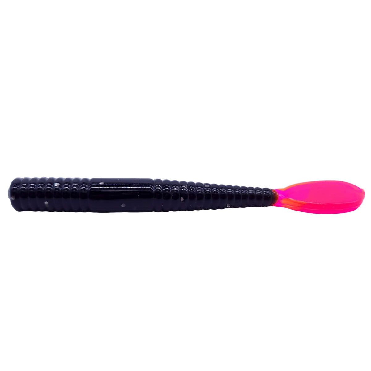 BnR Tackle BT5 5 Holey Worms Fishing Bait - Blue Tail Soft Plastic Flap Tail For Steelhead & Trout